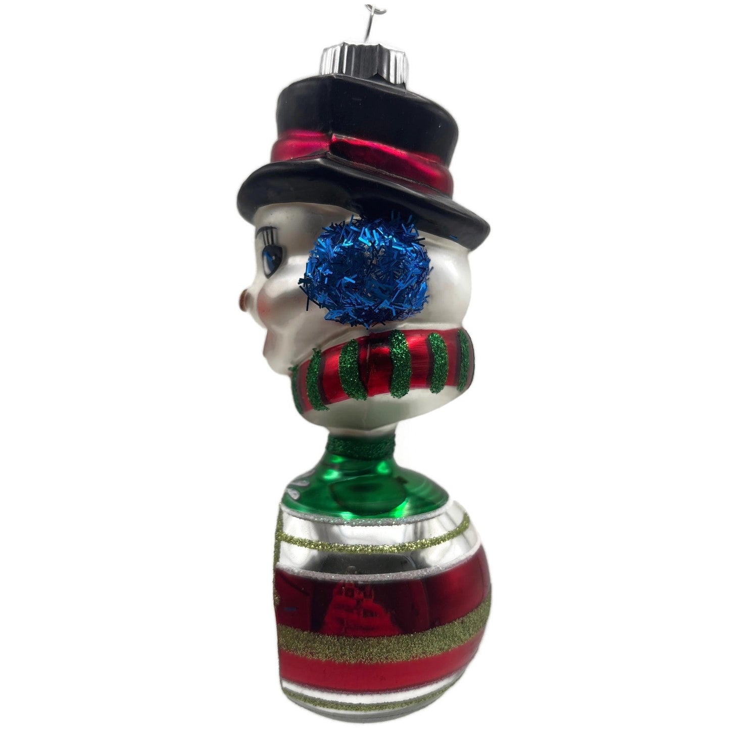 Christopher Radko Shiny Brite Holiday Splendor Santa Deer Christmas Ornament Set