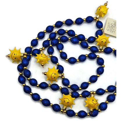 Patricia Breen Sunshine Garland Blue Yellow Spring Christmas Tree Decor CATZ