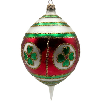Christopher Radko Emerald Isle St. Patrick Drop Christmas Tree Ornament 97-204-0