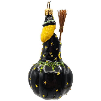 Patricia Breen Halloween Winnifred Witch Pumpkin Stars Moon Christmas Ornament
