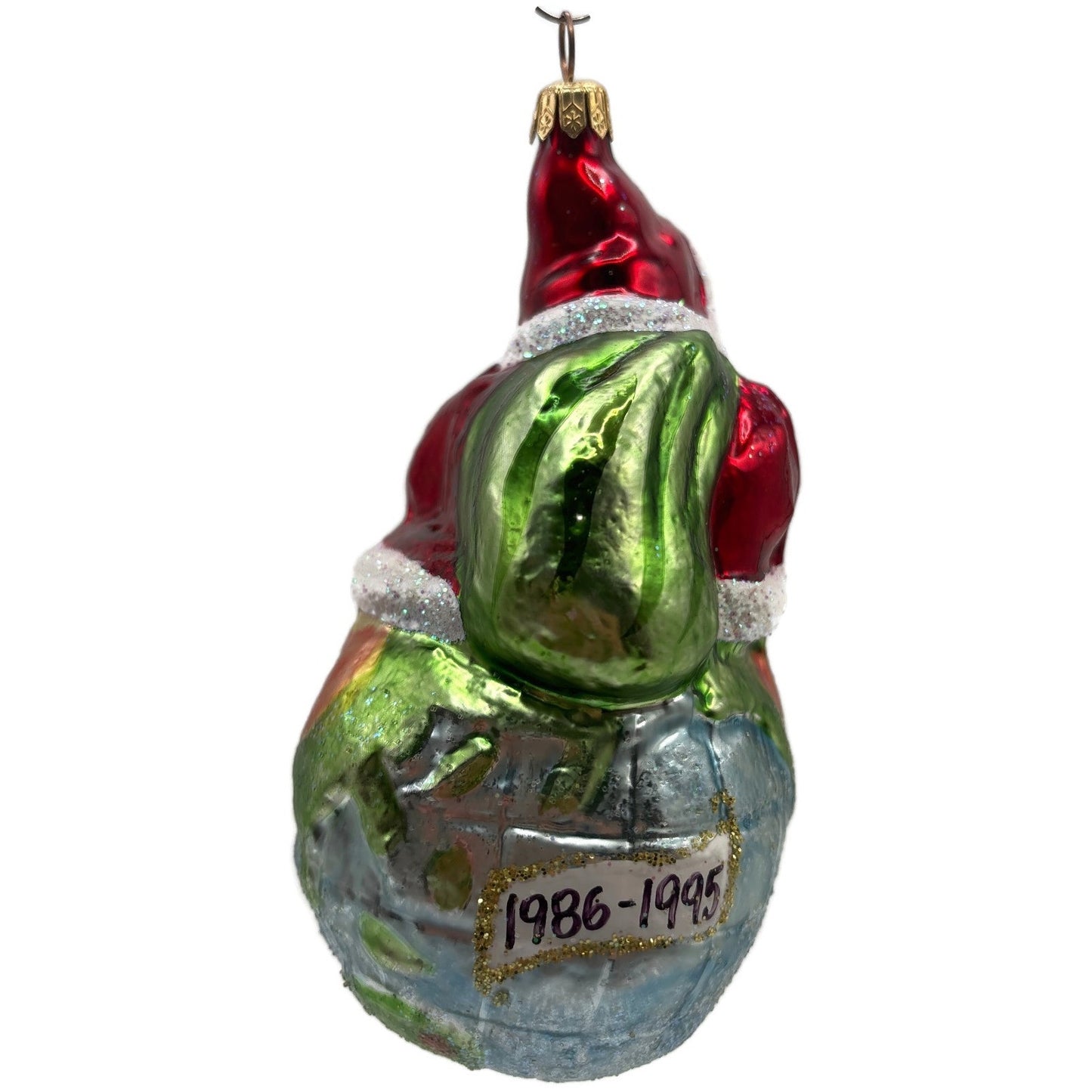 Christopher Radko 1995 On Top of the World Santa Claus Christmas Ornament 95-SP6