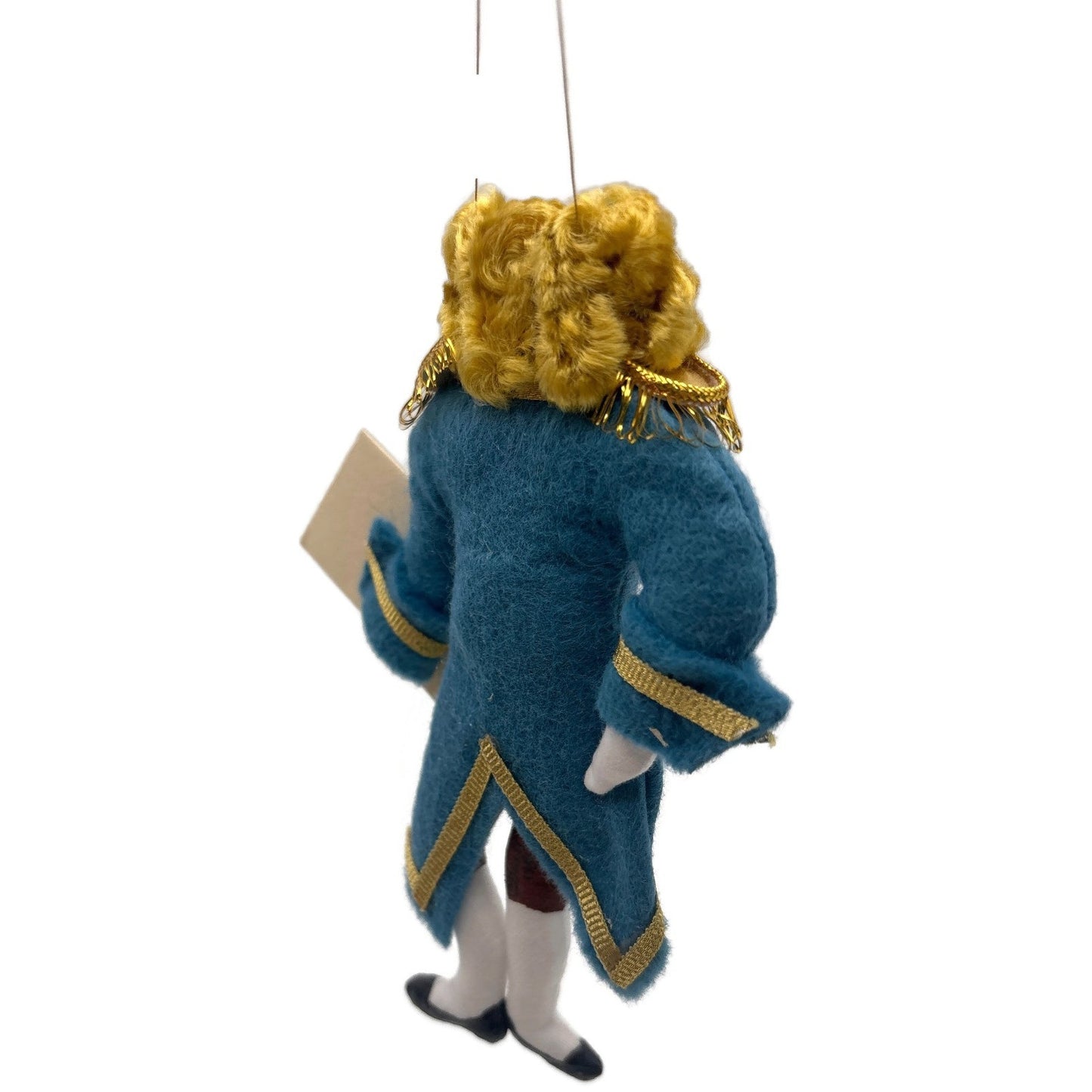 Gladys Boalt Frog Footman Alice in Wonderland Fabric Handmade Christmas Ornament