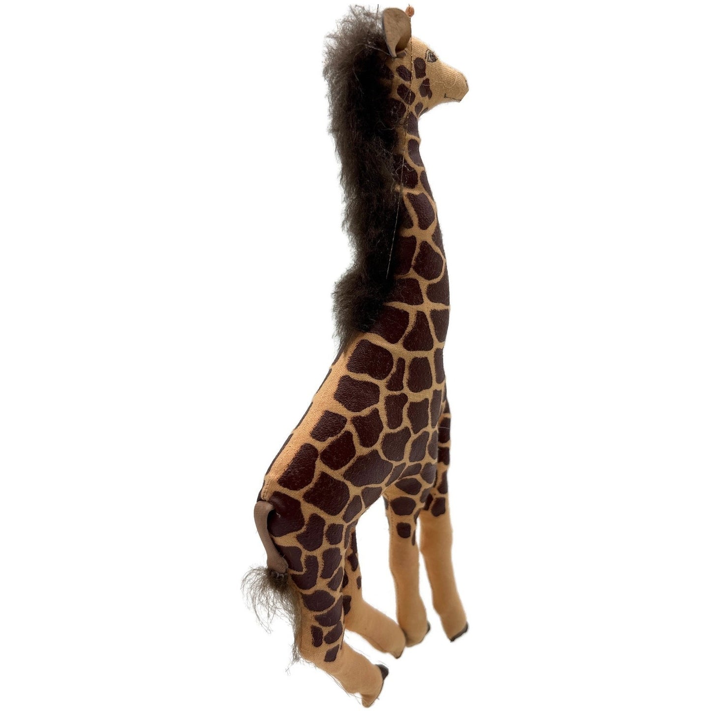 Gladys Boalt Giraffe Zoo Animal Handmade Fabric Signed Christmas Tree Ornament