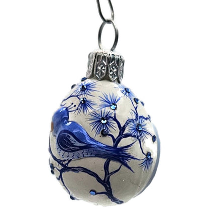Patricia Breen Springtime Chameleon Blue Bird Spring Christmas Ornament