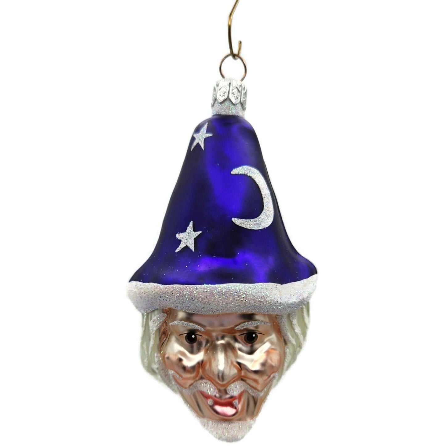 Patricia Breen Witch Hazel Wizard Purple Moon Halloween Christmas Ornament CO