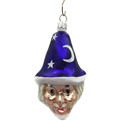 Patricia Breen Witch Hazel Wizard Purple Moon Halloween Christmas Ornament CO