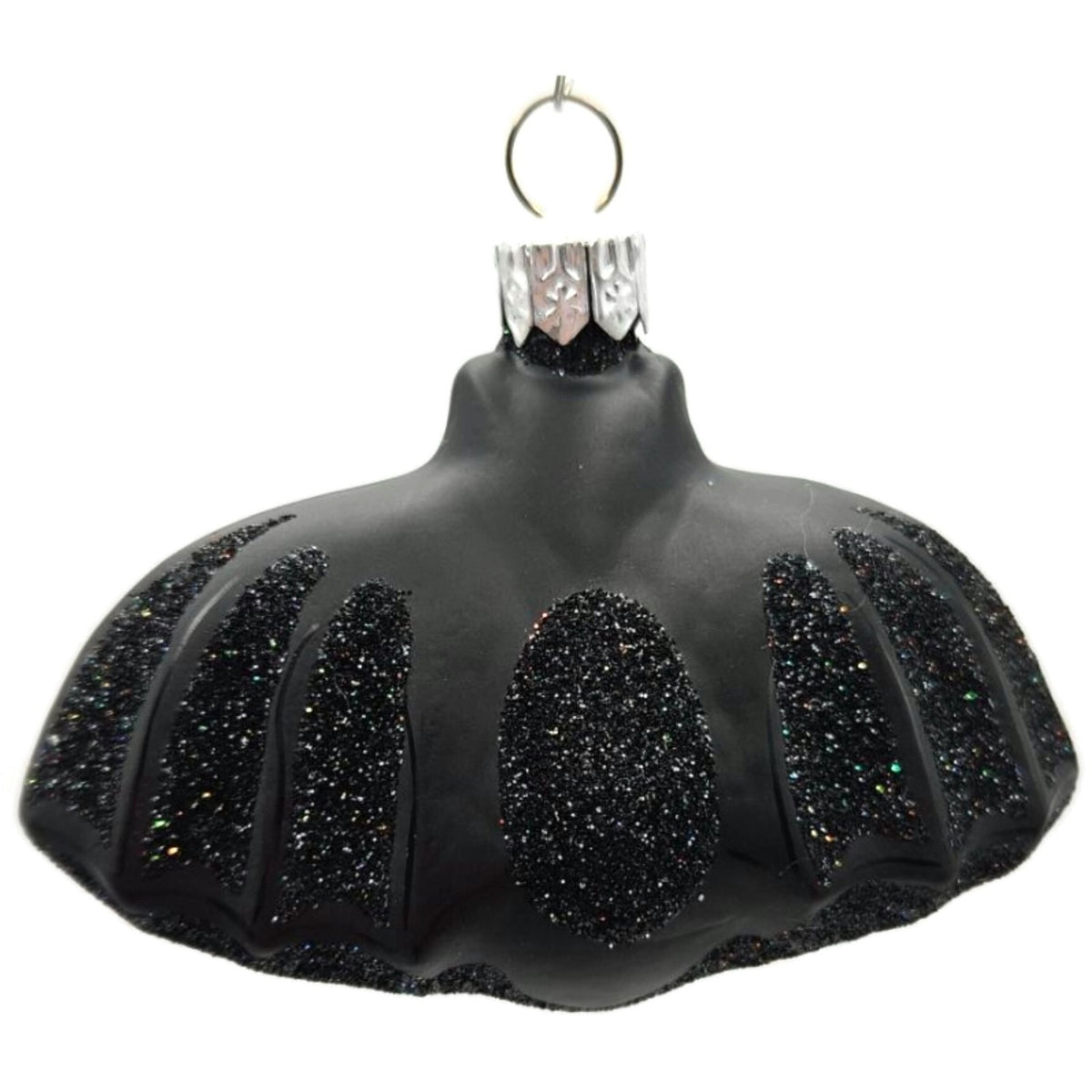 Patricia Breen Henry The Bat Black Glass Halloween Christmas Tree Ornament 2323
