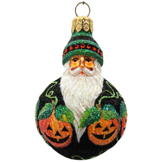 Patricia Breen Mini Hollstrom Santa Jack-o-Lantern Halloween Christmas Ornament