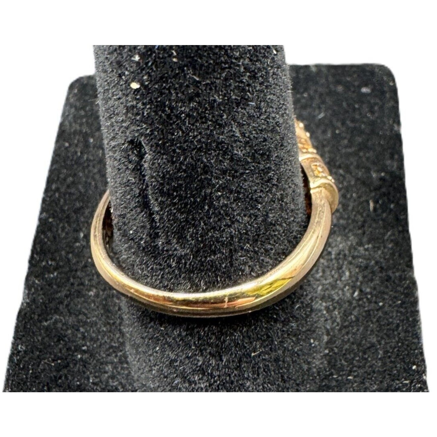 925 Sterling Silver Gold Plated Ring Red Tourmaline Gemstone Rhinestones Size 8