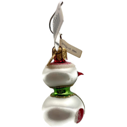 Department 56 Miniature Snowman White Poland Christmas Tree Ornament