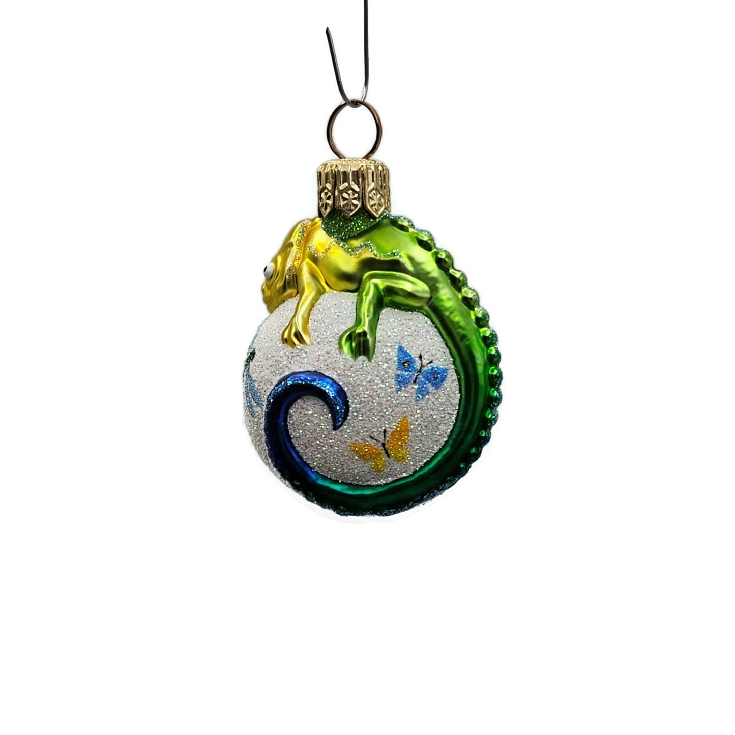 Patricia Breen Miniature Chameleon Butterflies Spring Christmas Tree Ornament