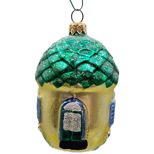 Patricia Breen Summer Acorn House No Garland Flowers Spring Christmas Ornament