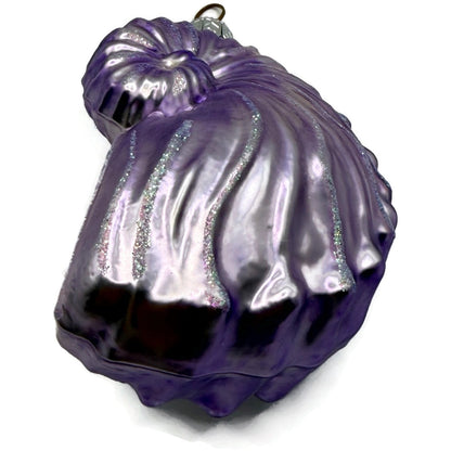 Patricia Breen A Walk on the Beach Lavender Shell Summer Nautical Ornament 9750