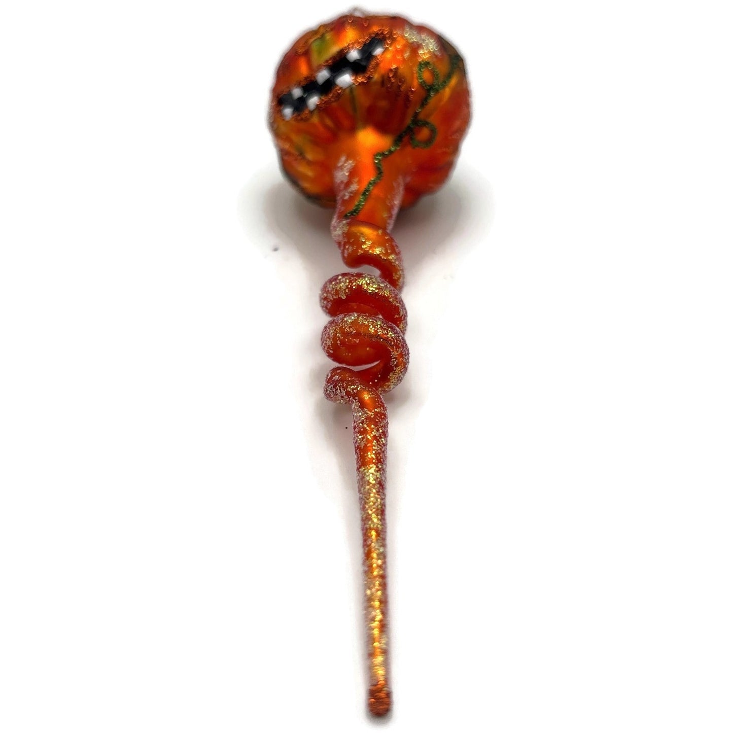 Slavic Treasures Twisted Pumpkin Jack-o-Lantern Halloween Ornament 01-522-A-FB