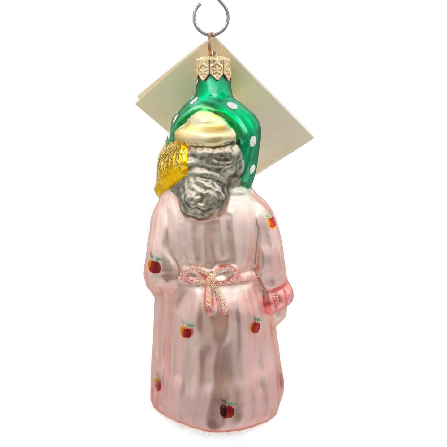 Patricia Breen Mrs Shaw The Gardener Apples Fruit Polka Dot Spring Ornament 9636