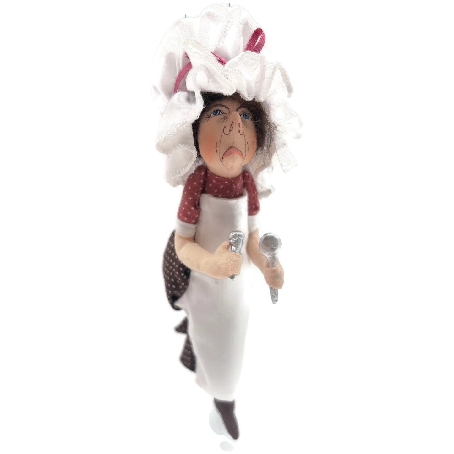 Gladys Boalt Cook Alice in Wonderland Handmade Fabric Christmas Ornament Signed