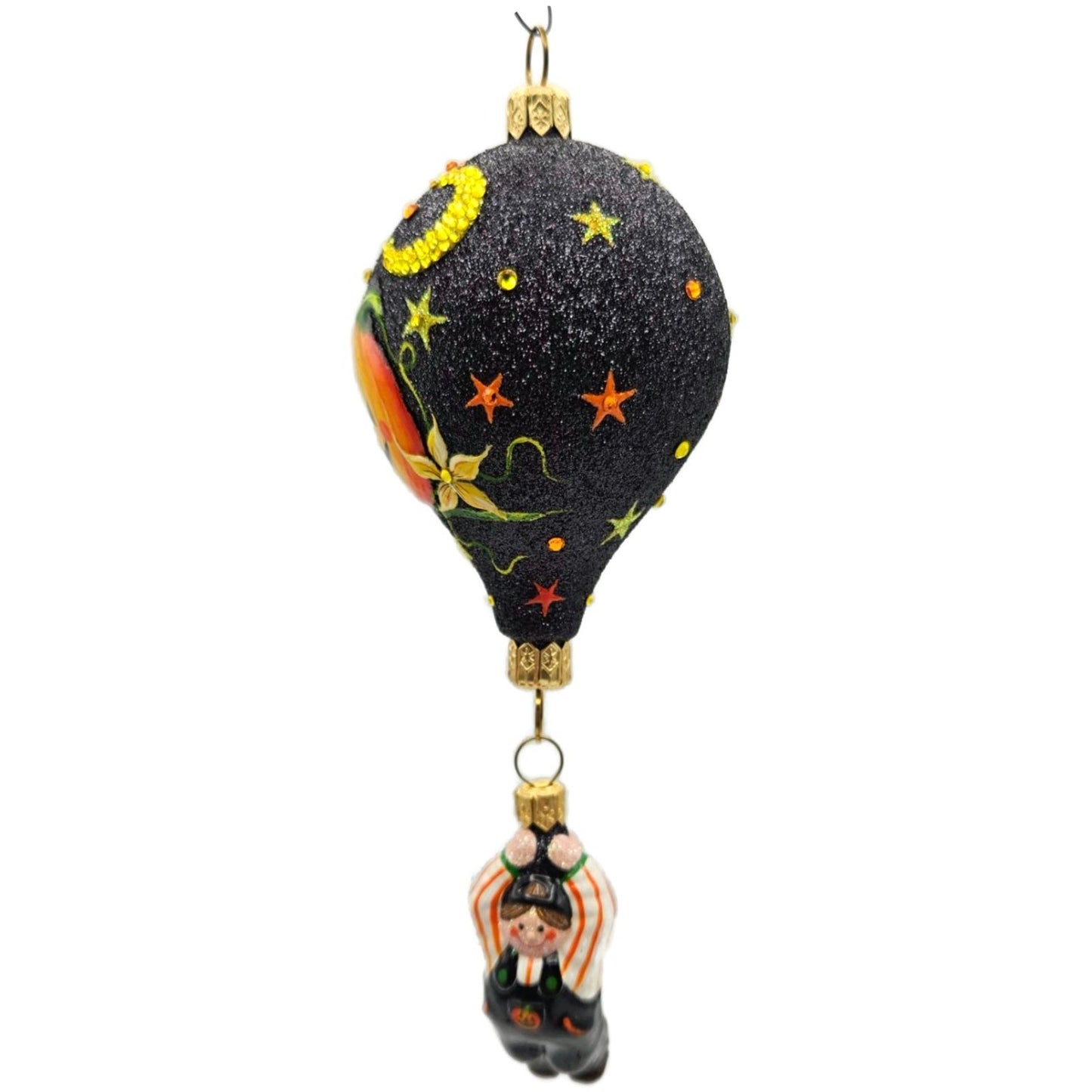 Patricia Breen Miniature Balloon Boy Jack-o-Lantern Stars Halloween Ornament HCB