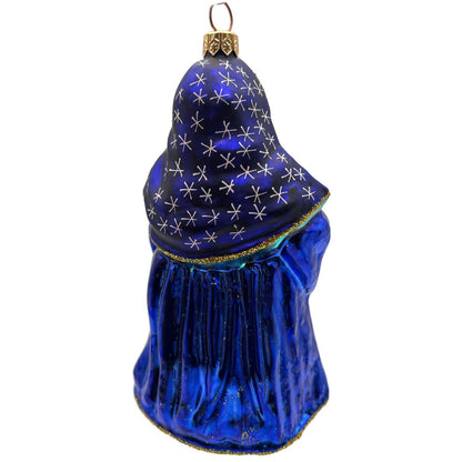 Christopher Radko Christmas Magic Santa Stars Blue Christmas Ornament 96-SP-13