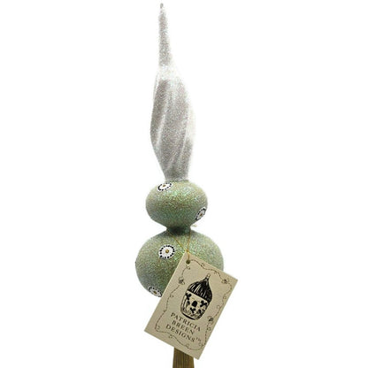 Patricia Breen Miniature Pastel Finial Olive Green Spring Christmas Tree Topper