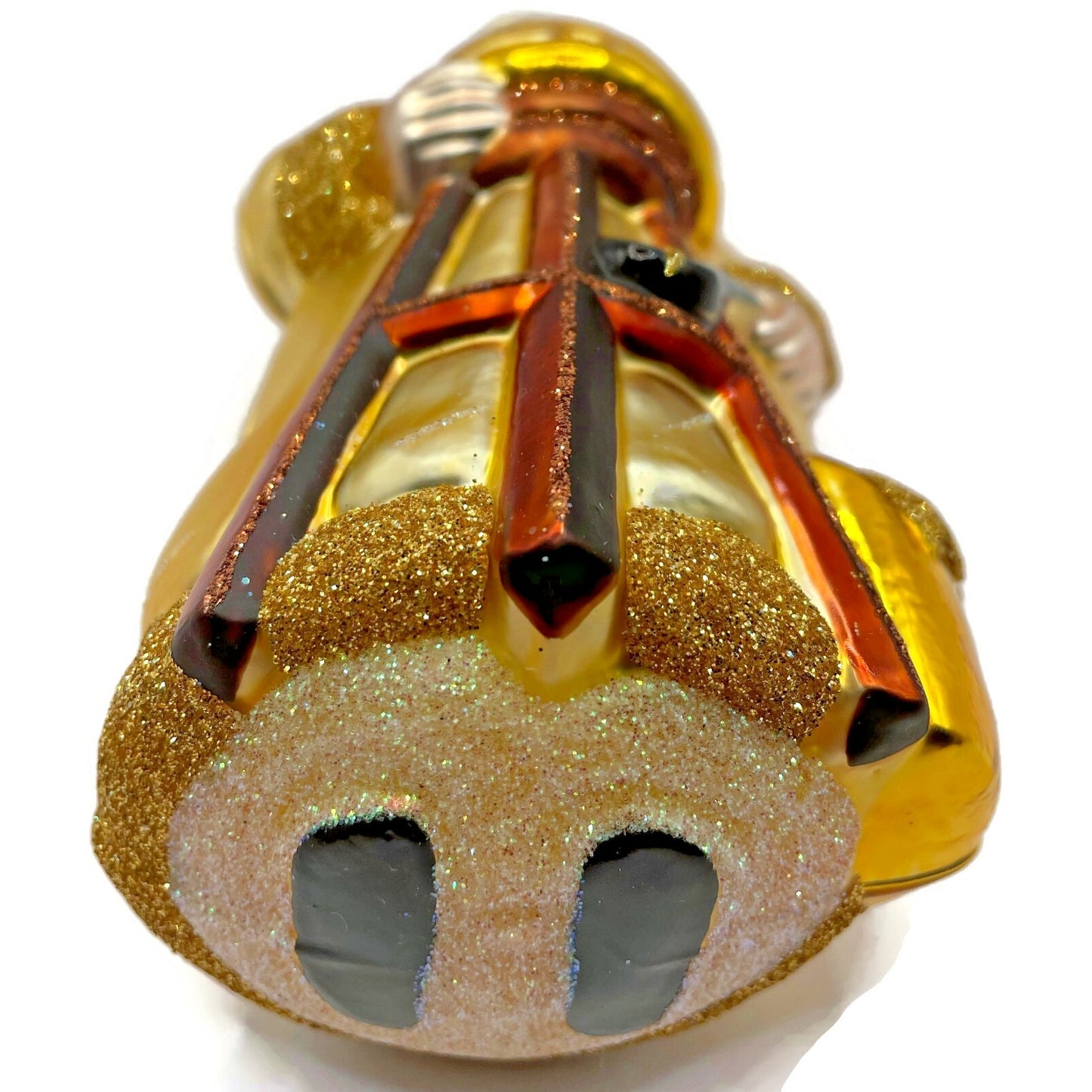 Patricia Breen Beeskeeping Santa Yellow Gold Spring Christmas Tree Ornament