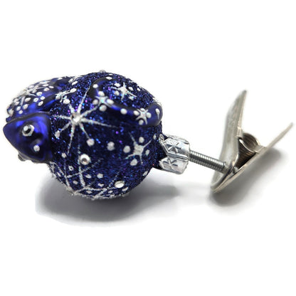 Patricia Breen Ultra Miniature Chameleon Snowflakes Clip On Christmas Ornament