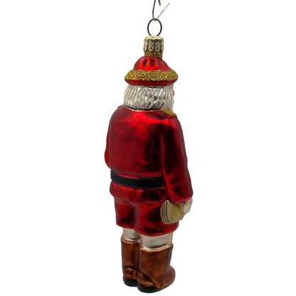 Patricia Breen Safari Santa Red K.B. Guide Book Binoculars Christmas Ornament