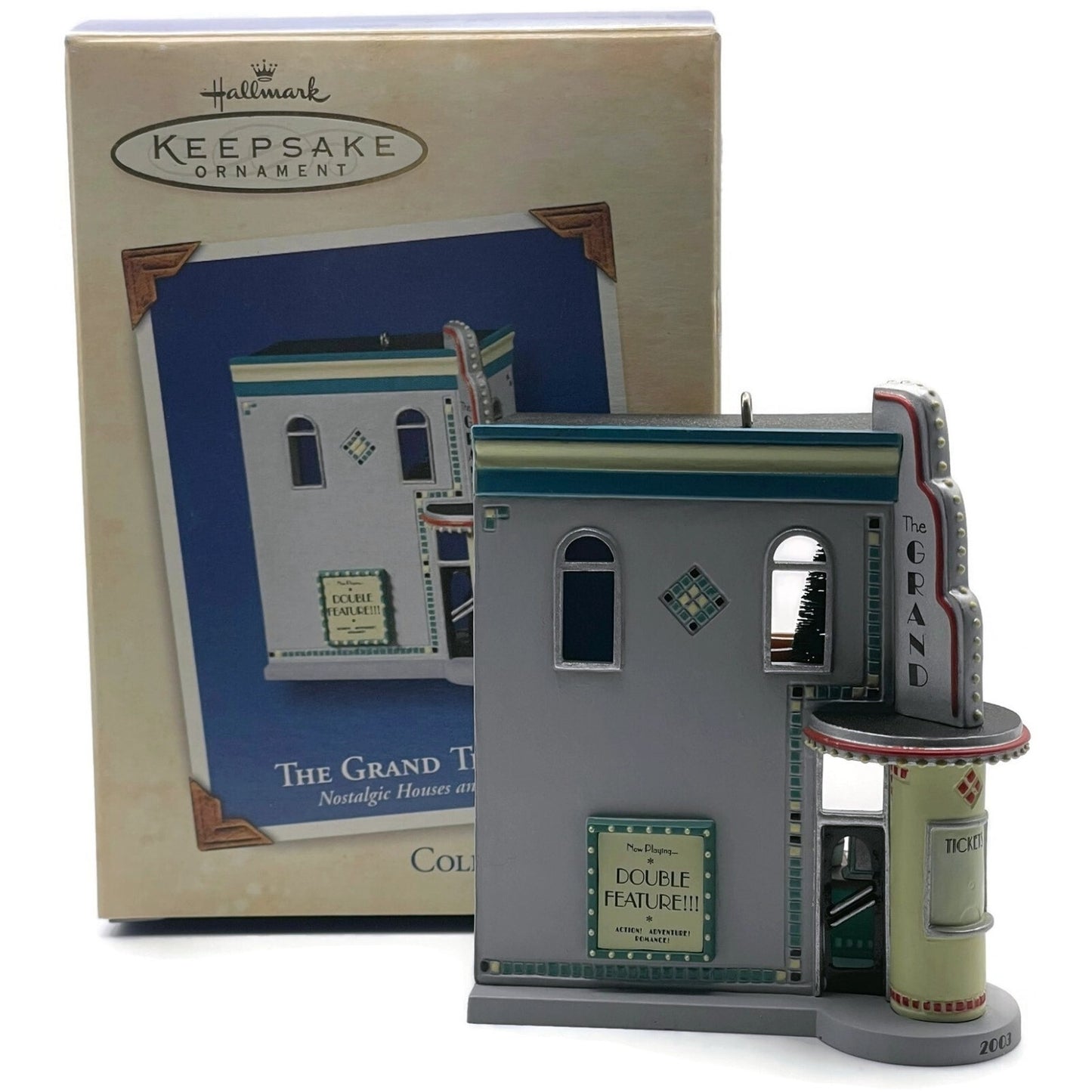 Hallmark Ornament The Grand Theater 2003 Nostalgic Christmas Village Keepsake