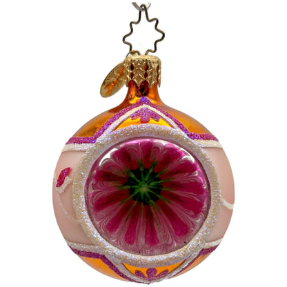 Christopher Radko Fantasia Kensington Glow Ball Reflector Christmas Ornament