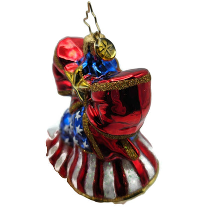 Christopher Radko Let Freedom Ring Patriotic Bells Christmas Ornament 1016083