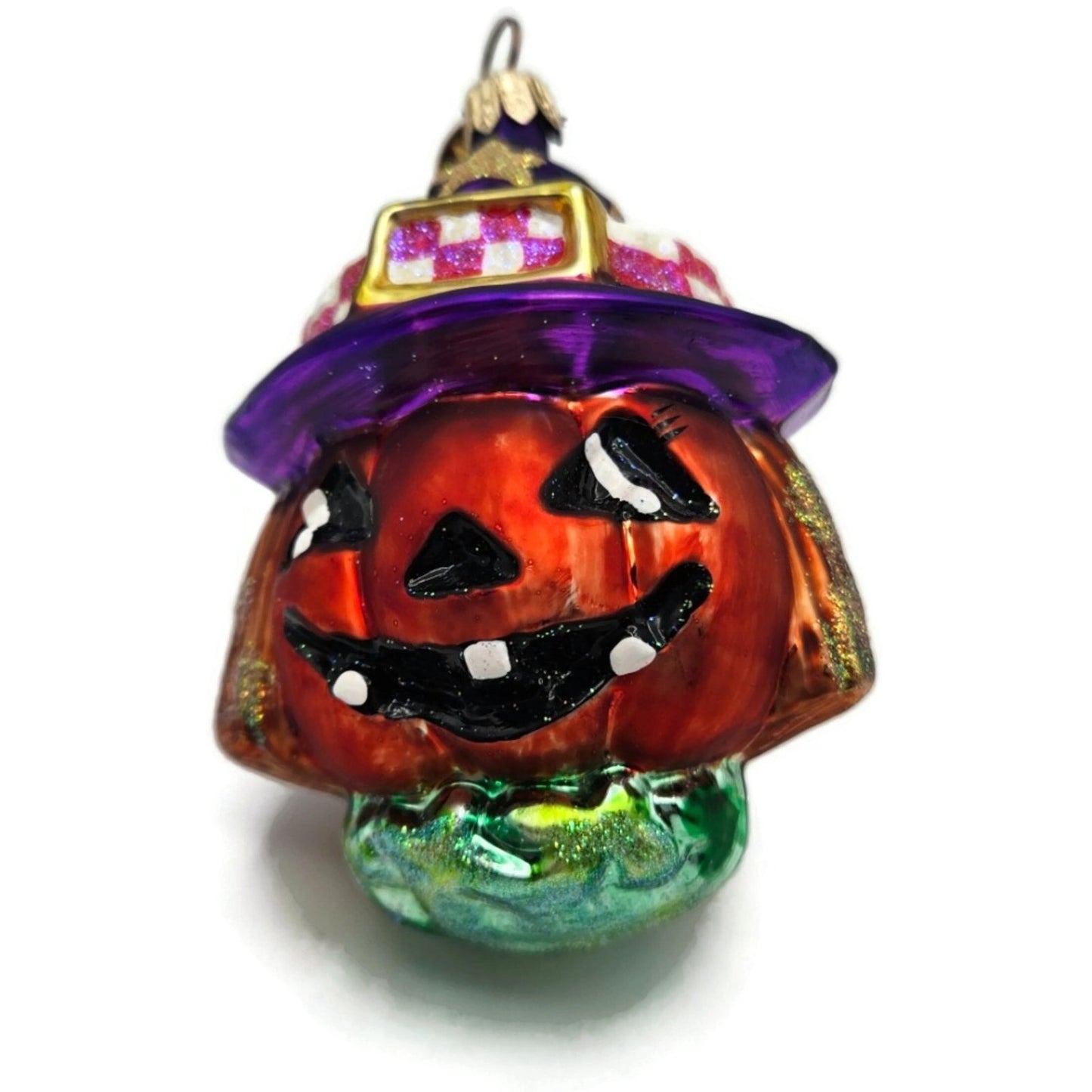Christopher Radko Jackie O Lantern Halloween Christmas Tree Ornament 98-101