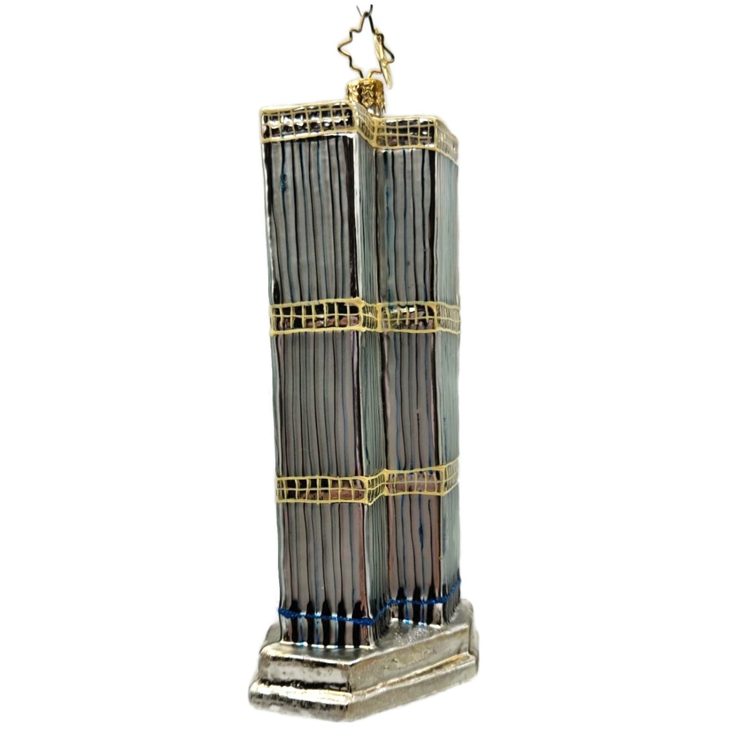 Christopher Radko Heroes All Twin Towers 9/11 Patriotic NYC Ornament 01-1099-0