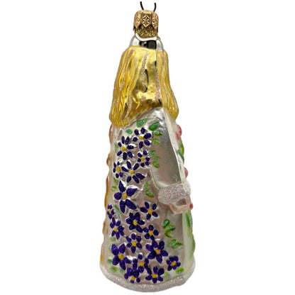 Patricia Breen Vivaldis Girl Pearl Four Seasons Floral Christmas Tree Ornament