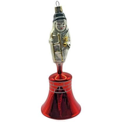 Christopher Radko Chimney Sweeps Red Bell Christmas Tree Ornament 92-179-0