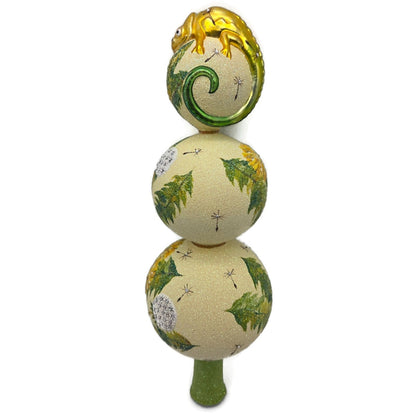 Patricia Breen Chameleon Finial Dandelion Amuck Spring Christmas Tree Topper