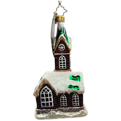 Christopher Radko A Place To Pray Church Christmas Tree Ornament 1016950