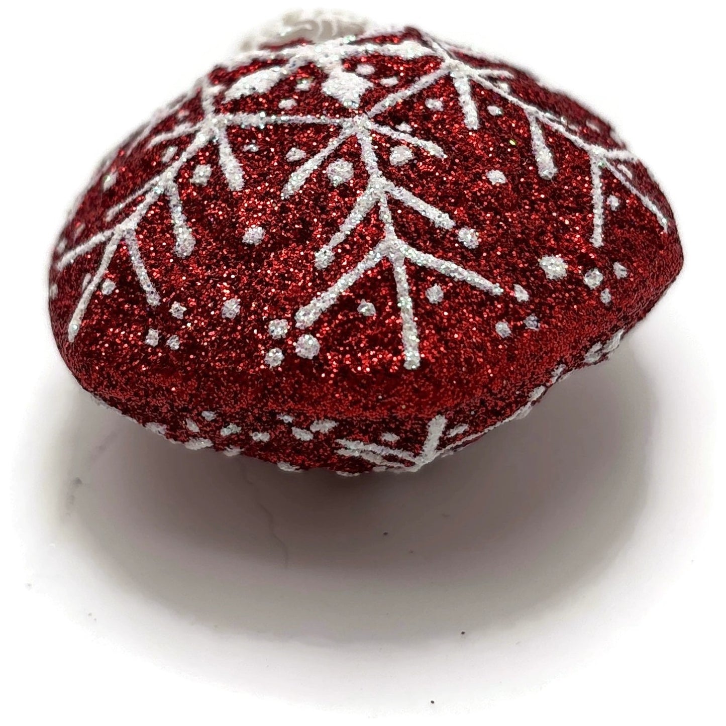 Patricia Breen Snowflake Noel Red White Santa Claus Christmas Tree Ornament