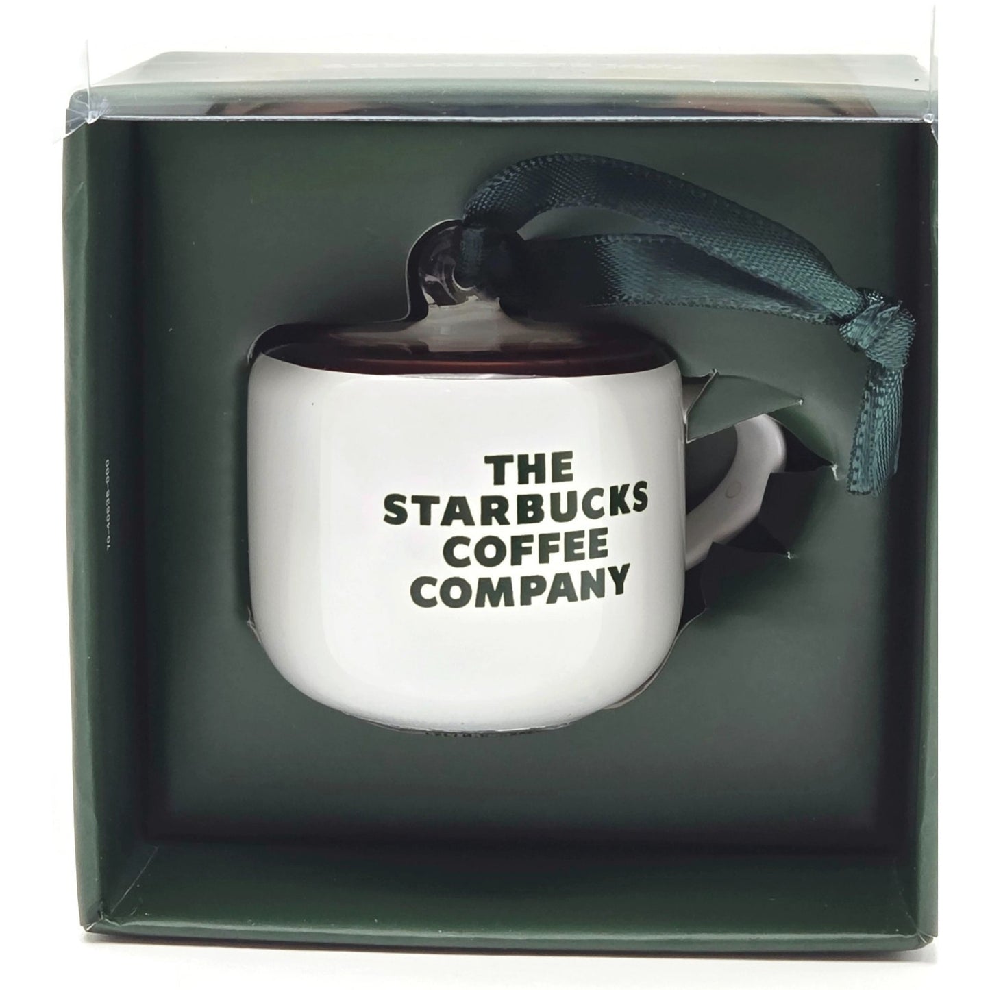 Starbucks Ceramic Mini Cup Coffee Mug Christmas Tree Ornament New 2025 Heart