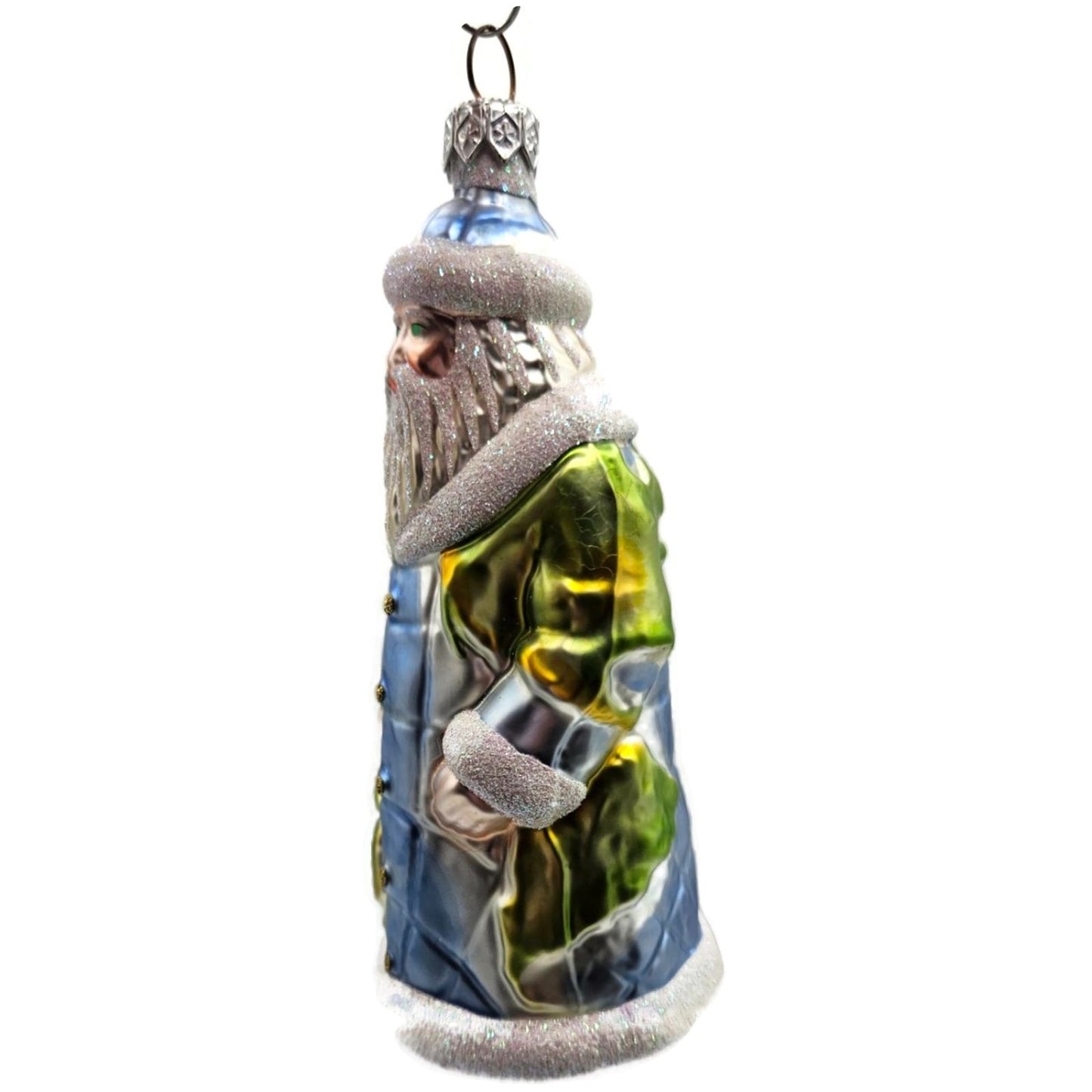 Patricia Breen Global Santa Claus Travel World Map Coat Christmas Tree Ornament