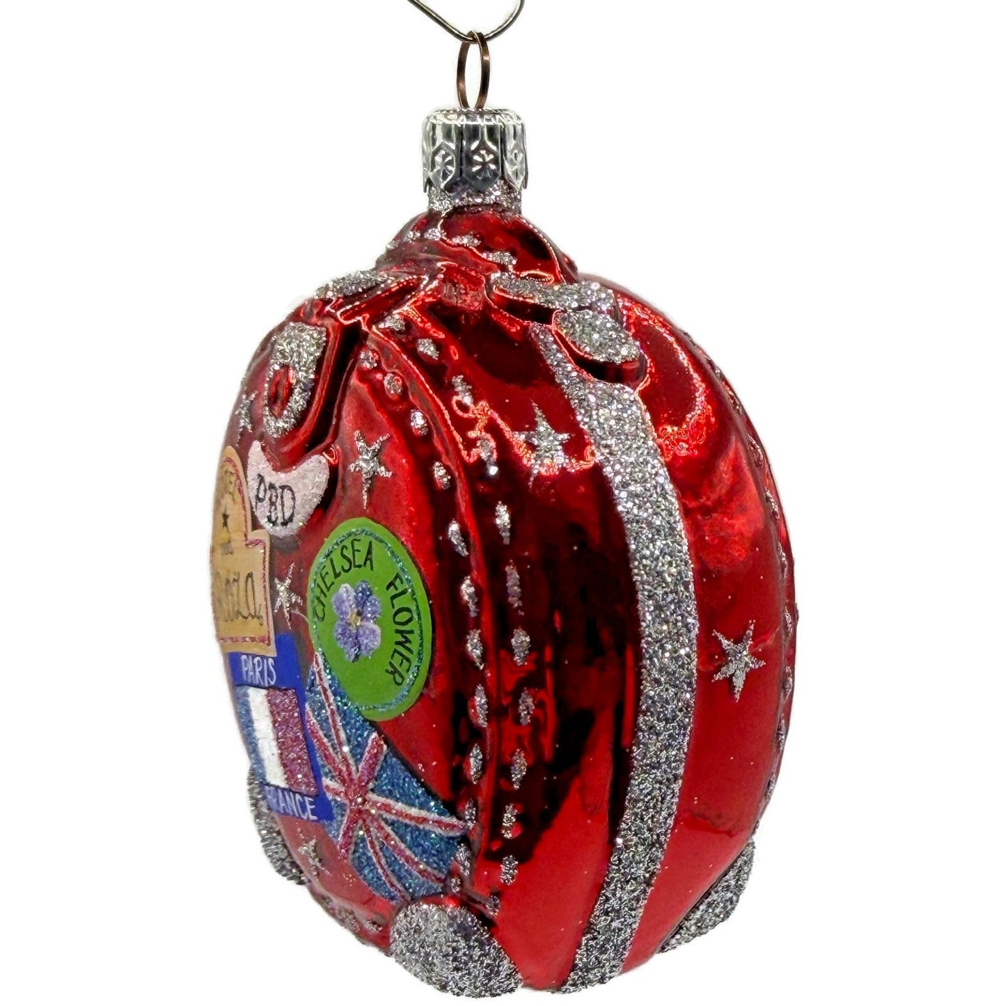 Patricia Breen Journey With Me Red Pawleys Island Stars Christmas Ornament 2113