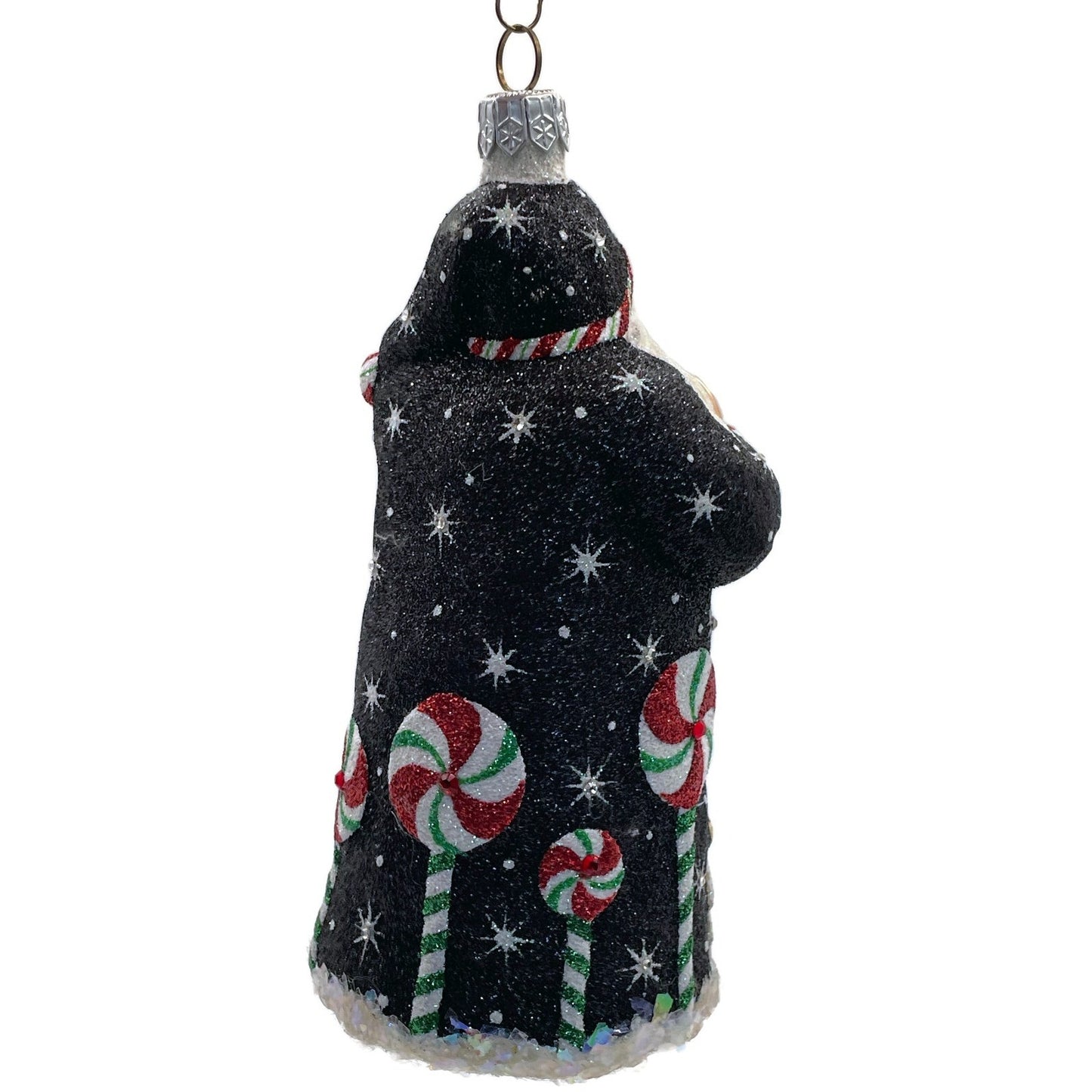 Patricia Breen Ornament Torun Santa Black Candy Canes Gingerbread Christmas Tree