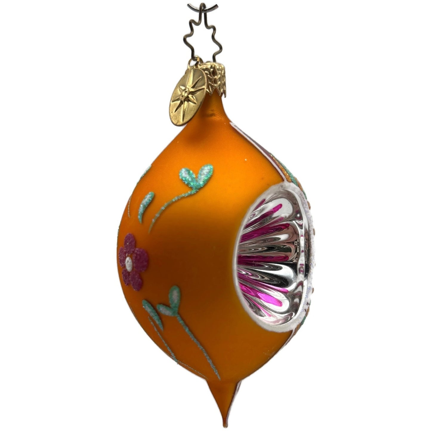 Christopher Radko Fantasia Kensington Glow Reflector Christmas Tree Ornament