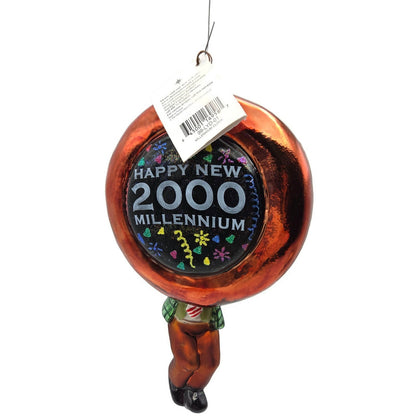 Christopher Radko Millennium Clock Harold Lloyd Trust Christmas Tree Ornament