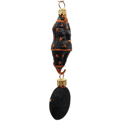 Patricia Breen Cirque de Nicoud Santa Medallion Stars Halloween Ornament CATZ