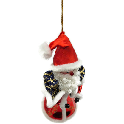 Christopher Radko Festive Fellow Red Italian Glass Christmas Ornament 98-239-0