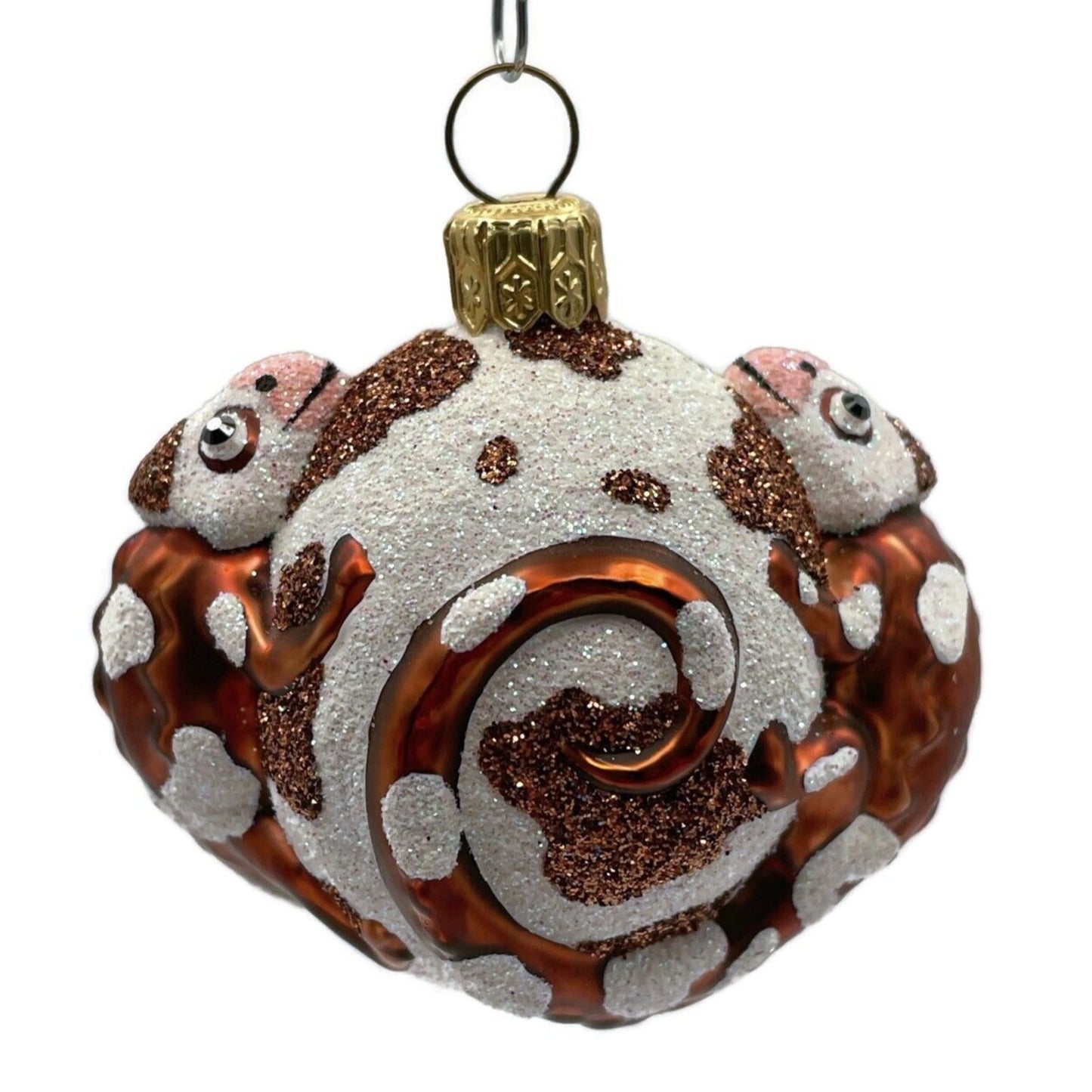 Patricia Breen For James Twice Brown Cow Chameleon Lizard Christmas Ornament