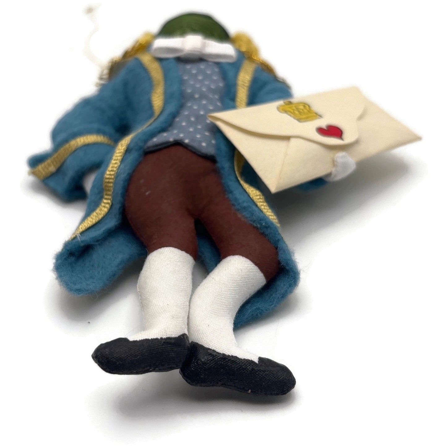 Gladys Boalt Frog Footman Alice in Wonderland Fabric Handmade Christmas Ornament