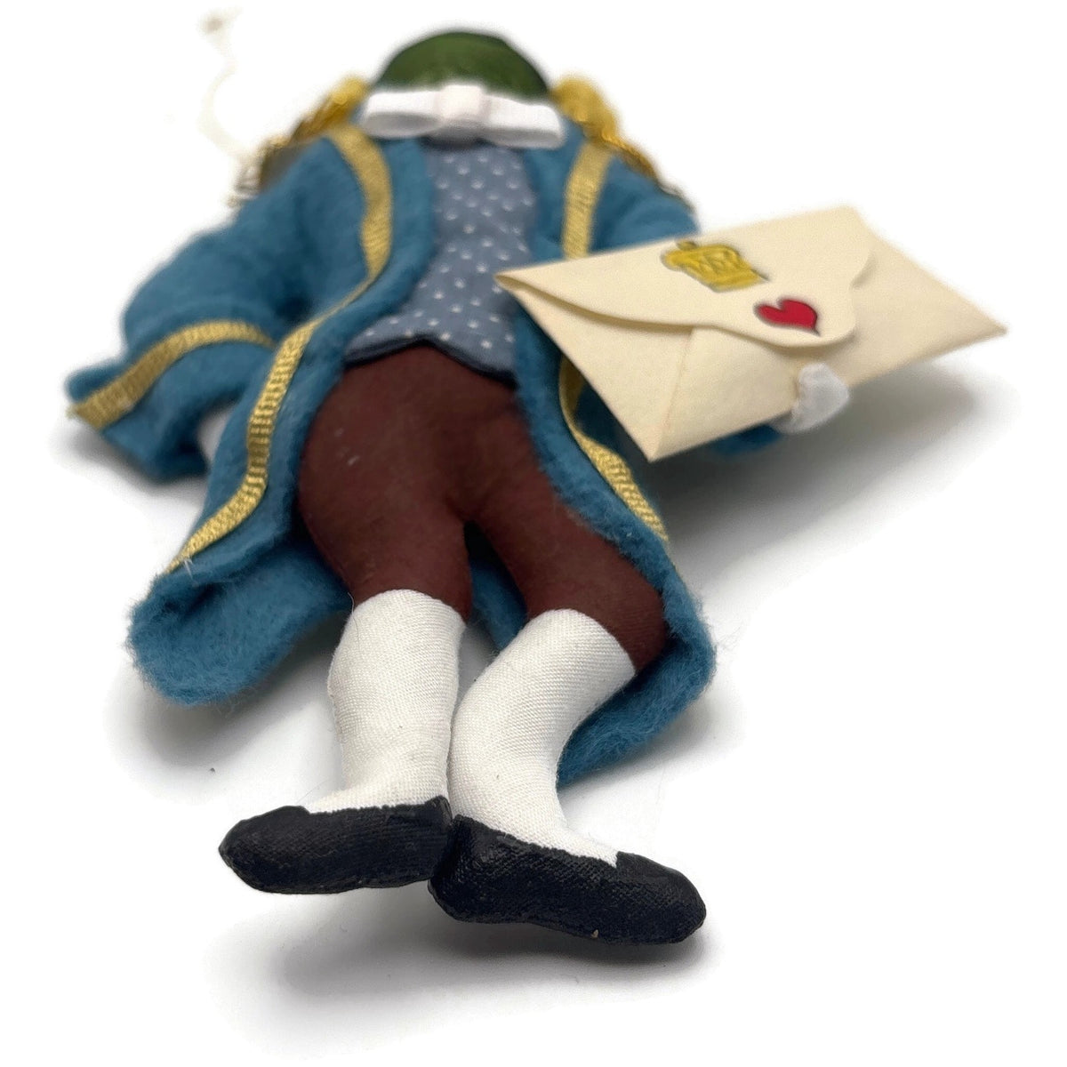 Gladys Boalt Frog Footman Alice in Wonderland Handmade Fabric Christmas Ornament