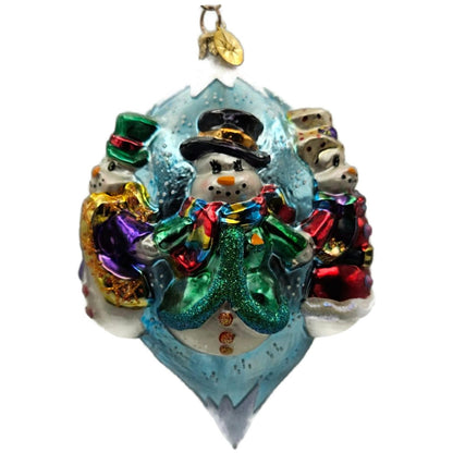 Christopher Radko Snowmen All Around Christmas Tree Ornament 01-0752-0