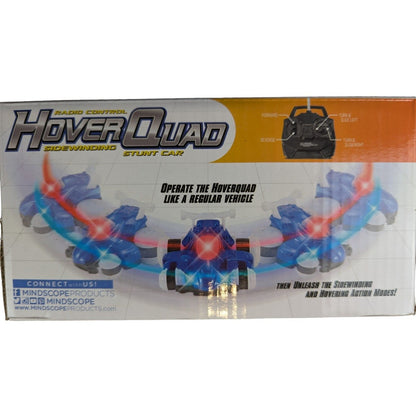 Mindscope Hover Quad Sidewinding Stunt Car Remote Control LED Lights Green NEW