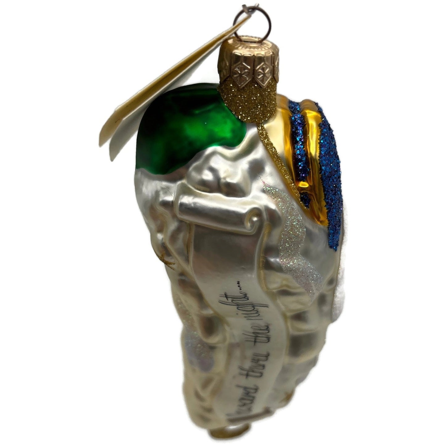 Patricia Breen Onward Through the Night Santa Reindeer Christmas Ornament NM